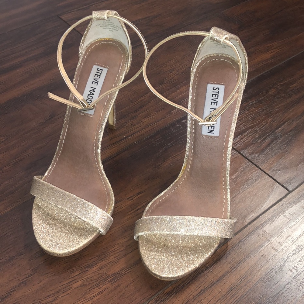 Steve Madden glitter heels